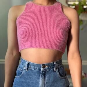 UNIF fuzzy angora tank